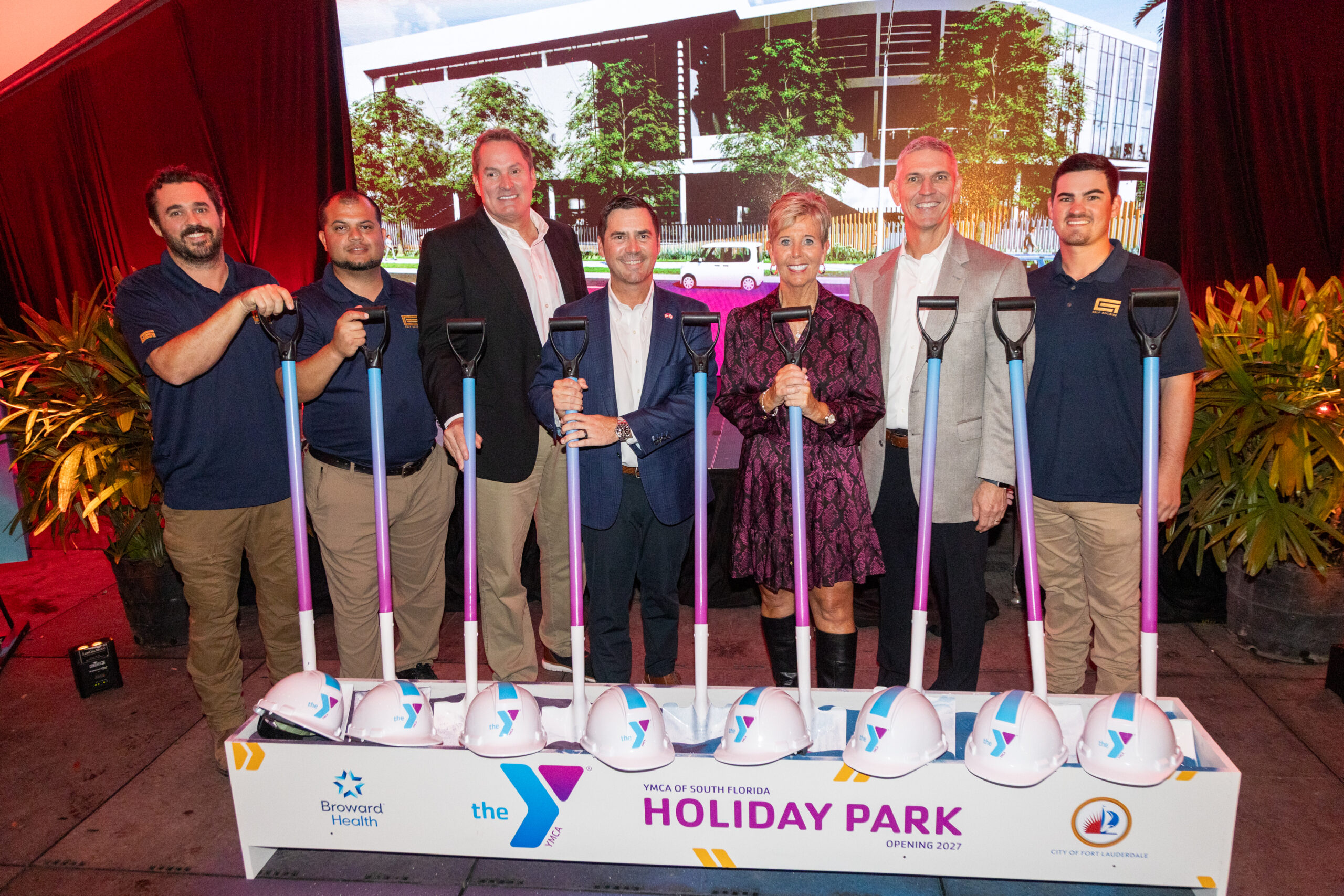 YMCA groundbreaking